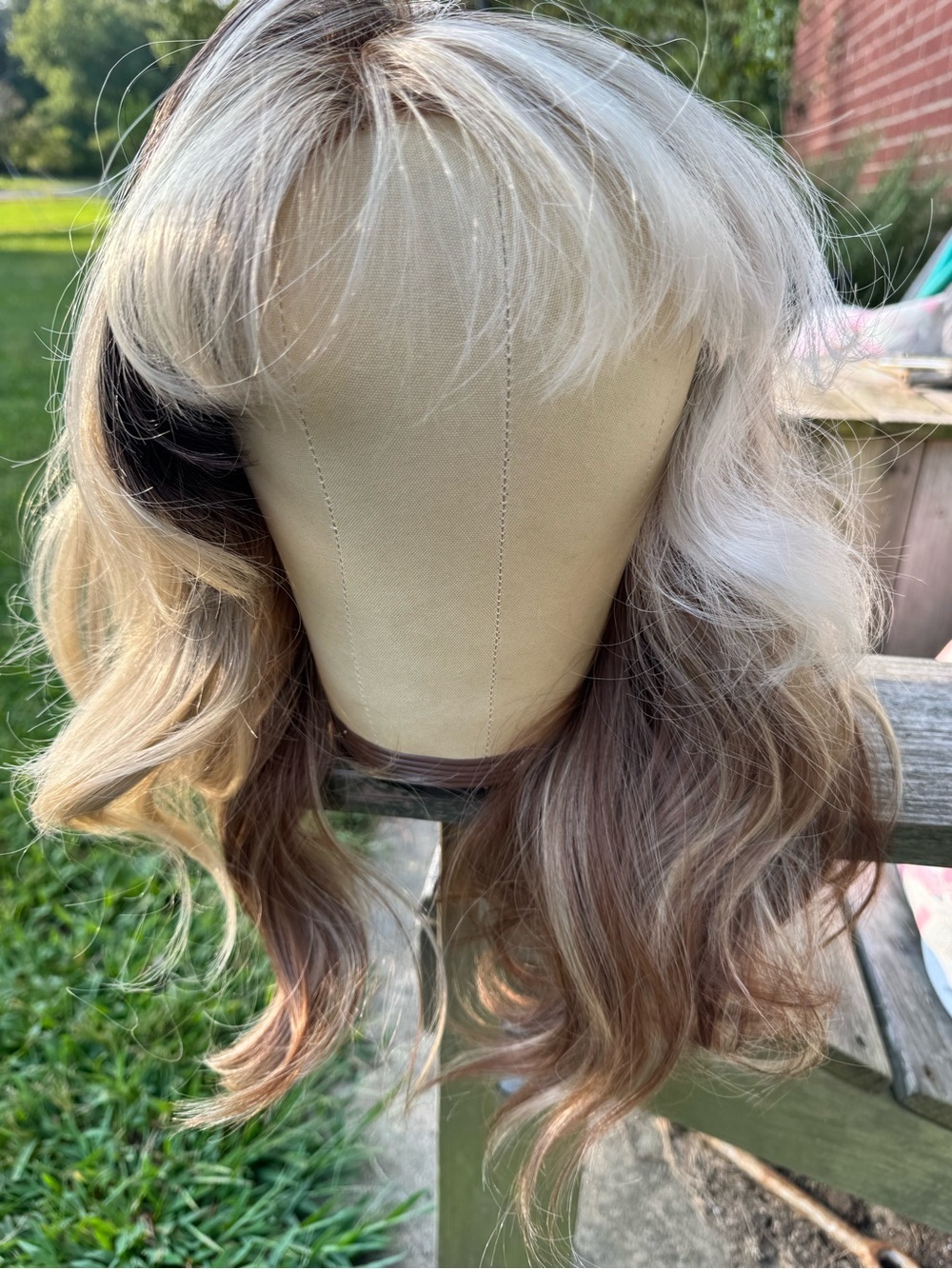 CSC Butterfly PETITE—Calico Women's Wig with Bangs